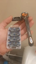 Gillette-Cuchillas de afeitar para hombre Fusion, 5 capas, cuchillas de seguridad, acero inoxidable, cuidado de la cara, 4 unidades
