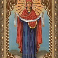 Алмазная мозаика CDX 006 Покров Пресвятой Богородицы 20*30