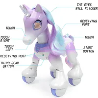 Zoomer Enchanted Unicorn Interactive Toy Electronic Pet Show Pony Toys for Girls Smart Robot Unicorn Talking Toy Horse Dancing 2