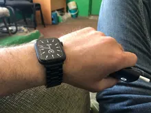 Correa de acero inoxidable para apple watch, pulsera de 44mm, serie Iwatch 5 4 3 2 1, accesorios de 38MM, 40MM, 42MM