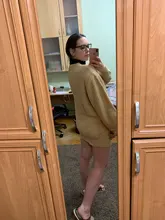 Kimono Cardigan Sweaters Lantern Berrygo V-Neck Knitted Female Women Sleeve-Button Streetwear