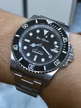 San Martin-reloj personalizado con Logo, servicio personalizado, texto, eslogan, aniversario, dibujo con palabras, cumpleaños, etc., tarifa de servicio OEM y ODM de relojes