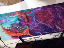 Alfombrilla de ratón para jugadores juegos, 80x30cm, grande para teclado y ratón de ordenador, tapete de escritorio para PC