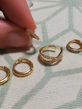 CANNER-pendientes de aro de Plata de Ley 925 auténtica para mujer, pendiente redondo círculo de circón, pendientes para Piercing, joyería de tendencia personalizada