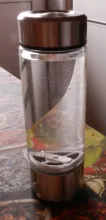 Botella japonesa de titanio de alta calidad rica en hidrógeno, taza de agua fabricante de iones y generador de súper antioxidantes, ORP 420ml