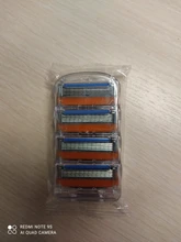 4 unids/pack profesional de 5 capas de hojas de afeitar Compatible para los hombres cara cuidado o Mache 3
