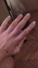 16Pcs Simple Thin Rings Smooth Fine Circle Ring Little Knuckle Midi Finger Ring Knuckle