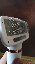 Pet secador de pelo portátil 2 en 1 pelo de perro de mascota doméstica aseo gato Peine del pelo de perro con pelo de temperatura ajustable cepillo para mascotas