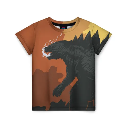 Детская футболка 3D GODZILLA | Мать и ребенок