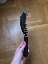 Peine para masaje del cuero cabelludo para mujer, 7 colores, cerdas de nailon, cepillo de pelo rizado húmedo, cepillo de pelo para salón, herramientas de estilo de peluquería