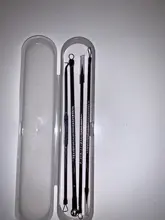 LaMilee 4 unids/set Blackhead Comedone acné grano herramienta removedor de la espinilla cuchara para herramienta para cuidado de la piel Facial agujas Facial limpiador de poros
