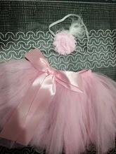 Accesorios de fotografía recién nacido, diadema falda tutú de princesa para niña recién nacida, foto verde, accesorios de fotografía