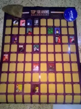 Decoration Bucket-List Off-Poster Premium Scratch Artistic Home-Top 100-Anime for Enthusiasts