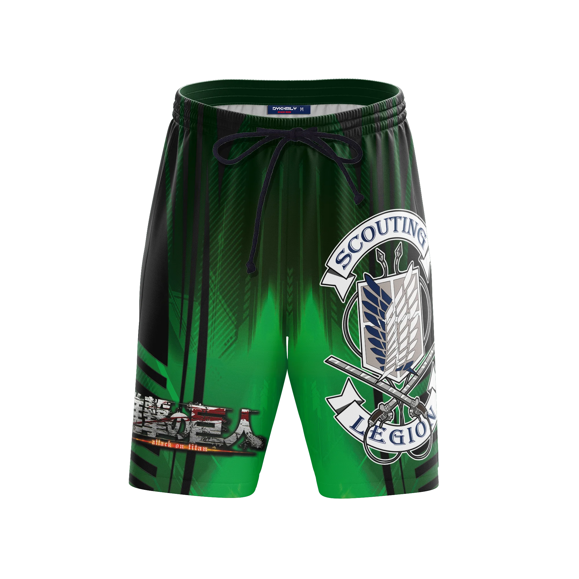 Новинка; уличная Стиль обувь для косплея по аниме «атака на Титанов», атакующего гиганта из аниме «Атака Титанов»; Премиум-качество проявляющееся покрытие 3D принт Косплэй Пляжные шорты