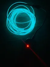 Tape Rope-Tube Shoes Neon-Light Car-Decor El-Wire Aa-Controller Waterproof Led Flexible