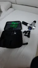 Pistola de masaje de alta frecuencia para relajación muscular, masajeador eléctrico con bolsa portátil, pistola de terapia para fitness