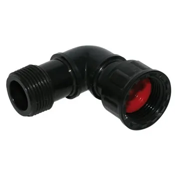 

Codo colector de riego M x H x H. Codo colector de riego salida lateral 1" Macho x Hembra. Incluye junta tórica y giro loco.