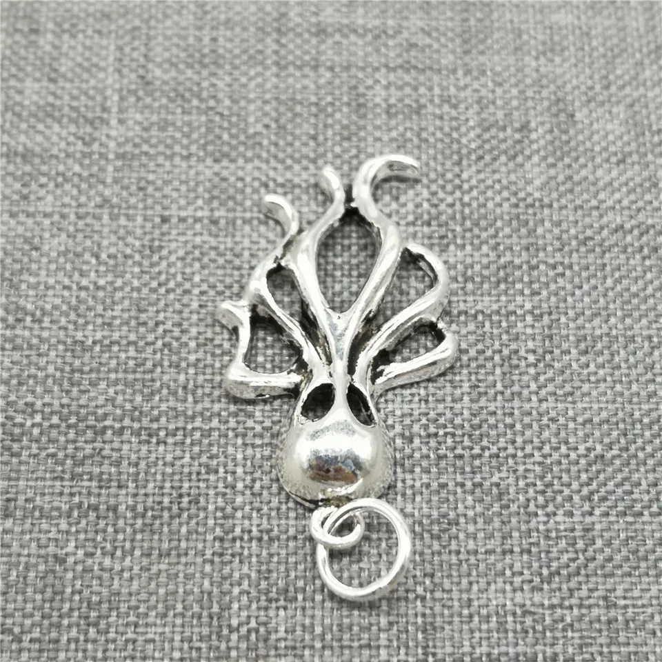 Collier Poulpe Cœur En Argent 925 - Pendentif Océan Cadeau Femme - Chaîne Oméga - Neuf Avec étiquettes