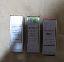 BREYLEE-Serie de suero para el cuidado facial, esencia con vitamina C y ácido hialurónico para blanqueamiento facial, con oro de 24 quilates, esencia reparadora calmante, 1 uds.