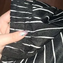 Leg-Pants Plaid Trousers Black Wide High-Waist Plus-Size Summer Women for Female Classic