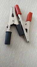 Cable Charging-Clamp Crocodile-Clip Clamp-Length Plastic-Handle Lead-Test Metal Insulated