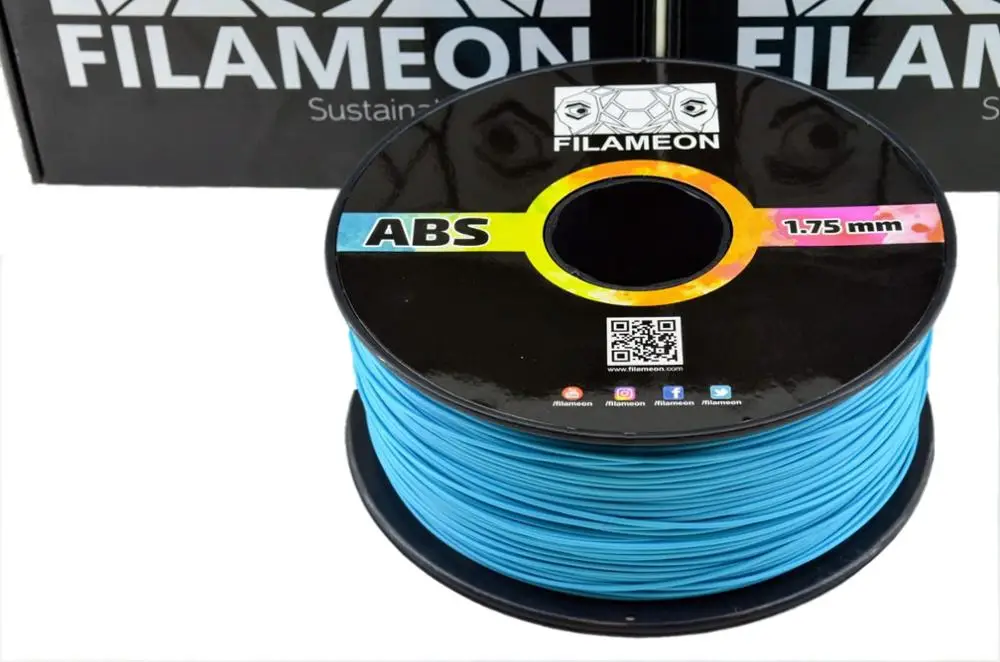 FILAMEON ABS Высококачественная Бирюзовая синяя нить 1 75 мм 1кг. | Компьютеры и офис