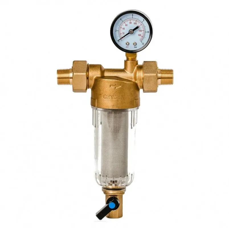 Filter trunk Geiser bastion 112 1/2 &quotwith pressure gauge for cold water | Бытовая техника