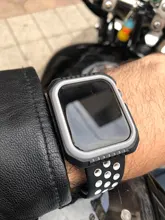 ProBefit-funda de silicona + armadura dura para Apple Watch 4 5 6 SE 40MM 44MM, marco protector, cubierta de parachoques para iWatch 3 2 1 38MM 42MM