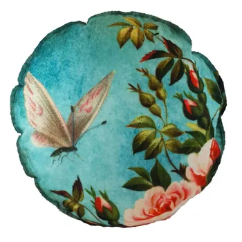 

Floral Pattern Decorative Round Felt Cushion 40 cm home decoration