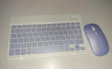 Miniteclado inalámbrico con Bluetooth para ipad, tableta, teléfono, iPad, ratón, para Samsung, Xiaomi, Android