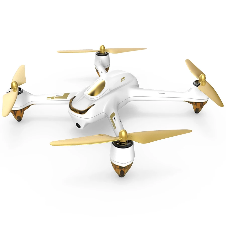 Квадрокоптер Hubsan H501S X4- с GPS-автовозвратом, пульт с монитором, функция 'следуй за мной', бесколлекторные моторы - Цвет: White Original