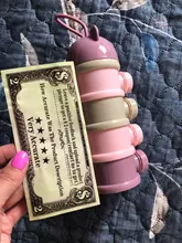 Caja portátil de almacenamiento de alimentos para bebés, recipiente para aperitivos ZXH con diseño de oso de 3 / 4 capas, para cereales esenciales, leche en polvo