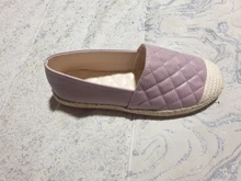 Zapatos de pescador para mujer, mocasines Chatos informales de lona de cáñamo, cómodos, novedad de otoño