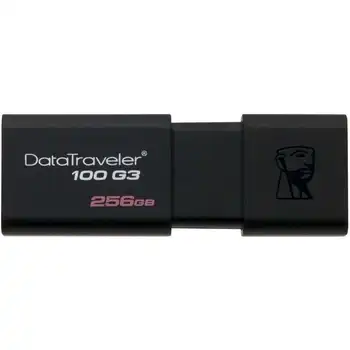 

Pendrive kingston datatraveler dt100g3 256gb - usb 3.0-read 130 mb/s