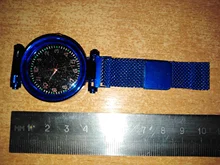 Reloj de pulsera de cuarzo con diamantes de imitación para mujer, cronógrafo de lujo con diseño de estrellas magnéticas, a la moda