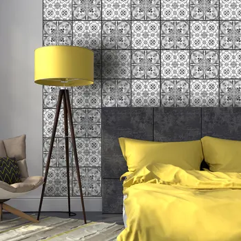 

Wall mural-Black Ornament - 50x1000 cm