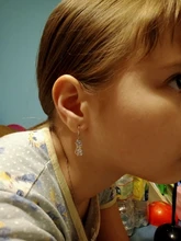 Conjunto de joyas de plata de ley 925 con Zirconia cúbica, collar con colgante de gato y gatito, con pendientes de palanca