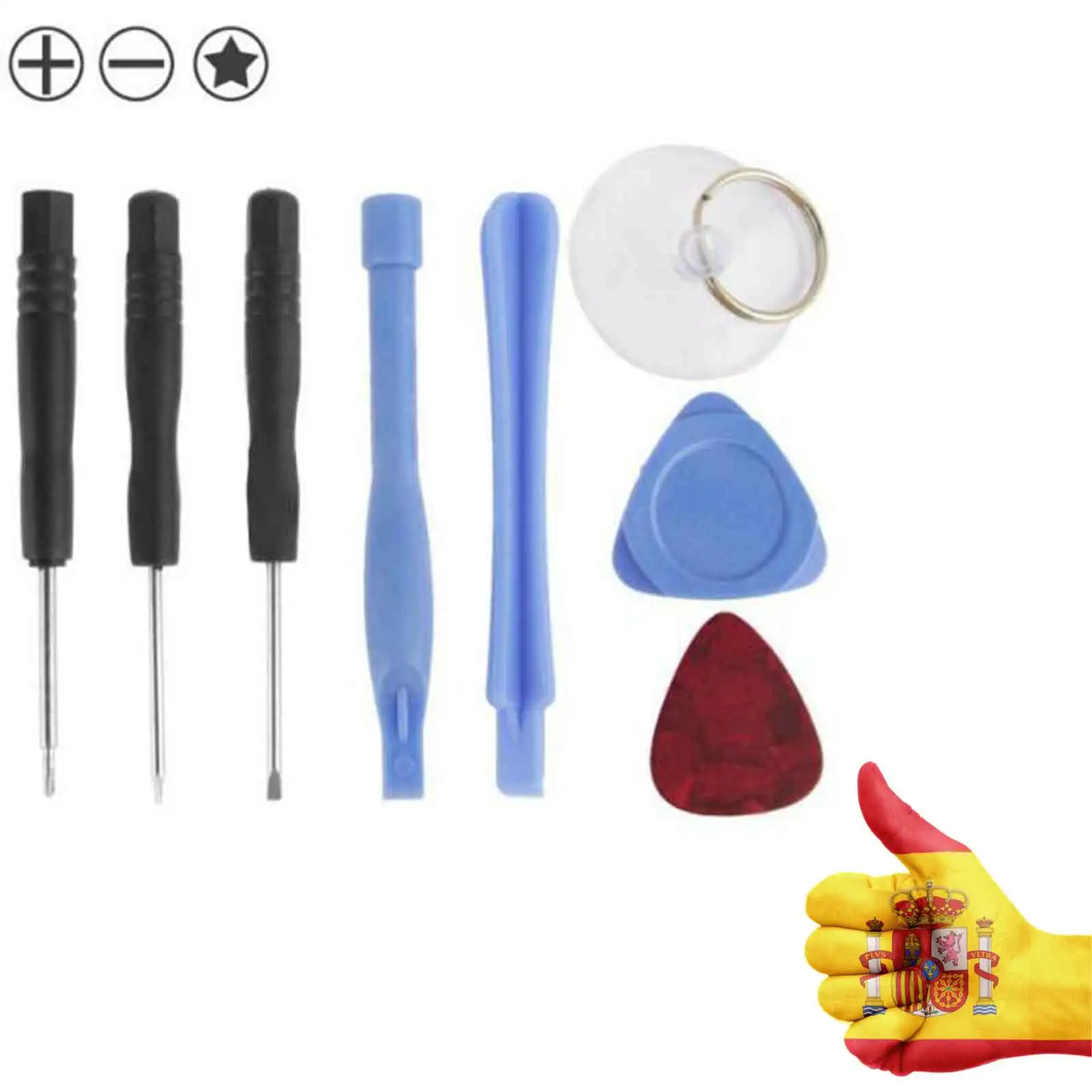 Toolkit repair mobile phones 7 in 1 opening tool Screen for Tablets IX i7 i8 i5 i5S i6S PLUS afbeelding