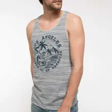 DeFacto, мужские повседневные топы, светильник, серый, без рукавов, пляжный стиль, с круглым вырезом, футболки, вязанные, Athl Image-I5488AZ18SM