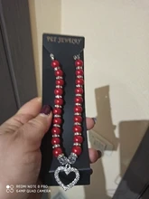 Pet-Collar-Accessories Necklace Pendants Jewelry Rhinestone Imitation-Pearl Small Dogs