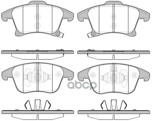 1249 22_колодки Дисковые Передние! Ford Mondeo V 14 Remsa 124922 Remsa арт. 124922