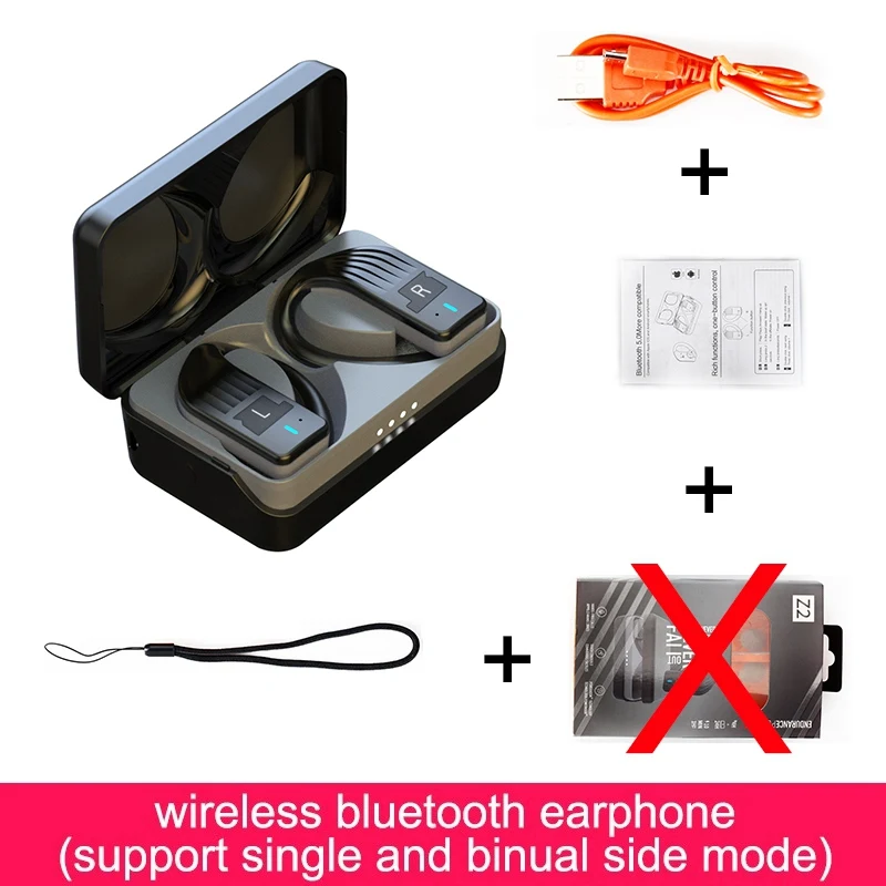 Tws настоящие Беспроводные стерео Bluetooth наушники, Bluetooth 5,0, беспроводные наушники, спортивные наушники, Handsfree PUBG наушники с микрофоном - Цвет: Фиолетовый