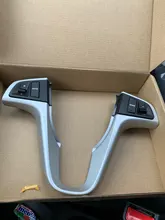 PUFEITE-Botón de volante para Hyundai VERNA SOLARIS, botón de control de música y volumen de audio