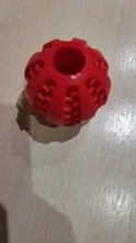 Bola de juguete interactiva para perro, Bola de goma natural con fugas, Limpieza de dientes, 5cm/7cm/11cm, nueva mascota de sandía