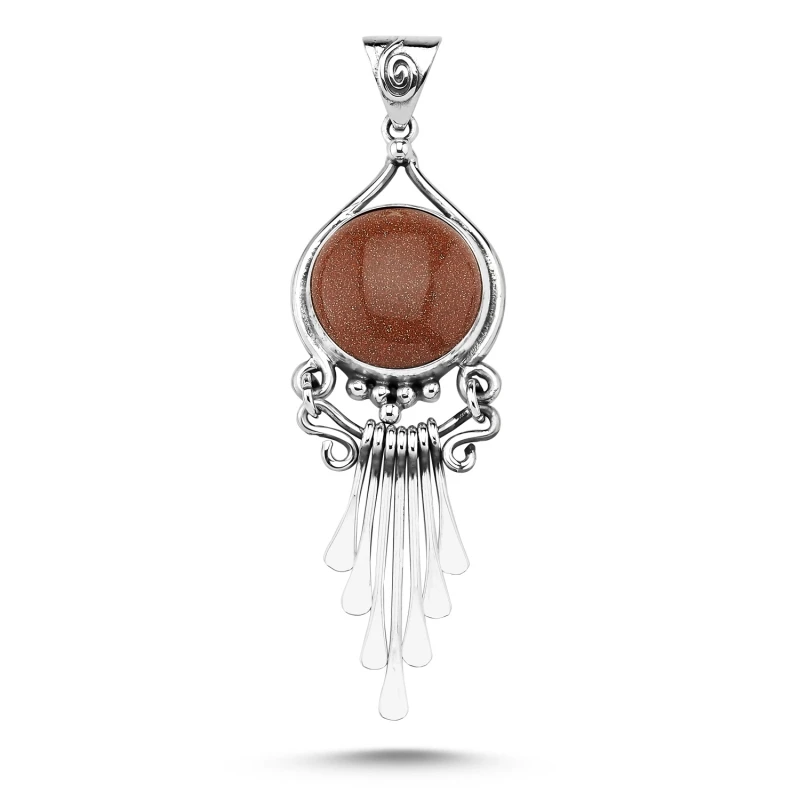 

Silver 925 Sterling Star Stone Handwork Pendant