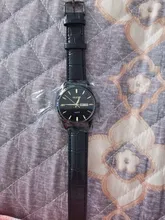 OLEVS-Reloj clásico de cuarzo para hombre, resistente al agua, correa de cuero, informal, Popular, de negocios