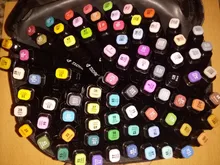 Touchfive-Conjunto de rotuladores de doble punta, set de 30/40/60/80/168 colores, rotuladores de alcohol para dibujo artístico y manga