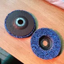Abrasive-Disc-Belt Grinder Polishing Buffing-Wheels Diamond 125mm Black Blue 2pcs