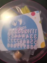 Kit de impresión de huella de bebé, arcilla suave de secado al aire para el cuidado del bebé, Kit de impresión de mano para pies, juguetes de fundición, almohadilla de impresión, recuerdo para recién nacido