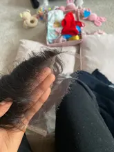 Extensiones de pelo humano Remy para mujeres negras, accesorio Invisible con cierre Frontal de malla HD, 5x5, encaje de encaje predespuntado
